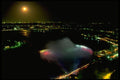 551047 Moon Rising In Background Of Niagara Falls, Canada A4 Photo Print