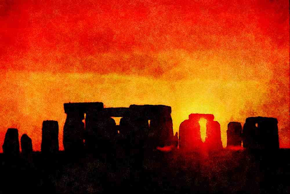 551049 Stonehenge, England A4 Limited Edition Watercolour Print