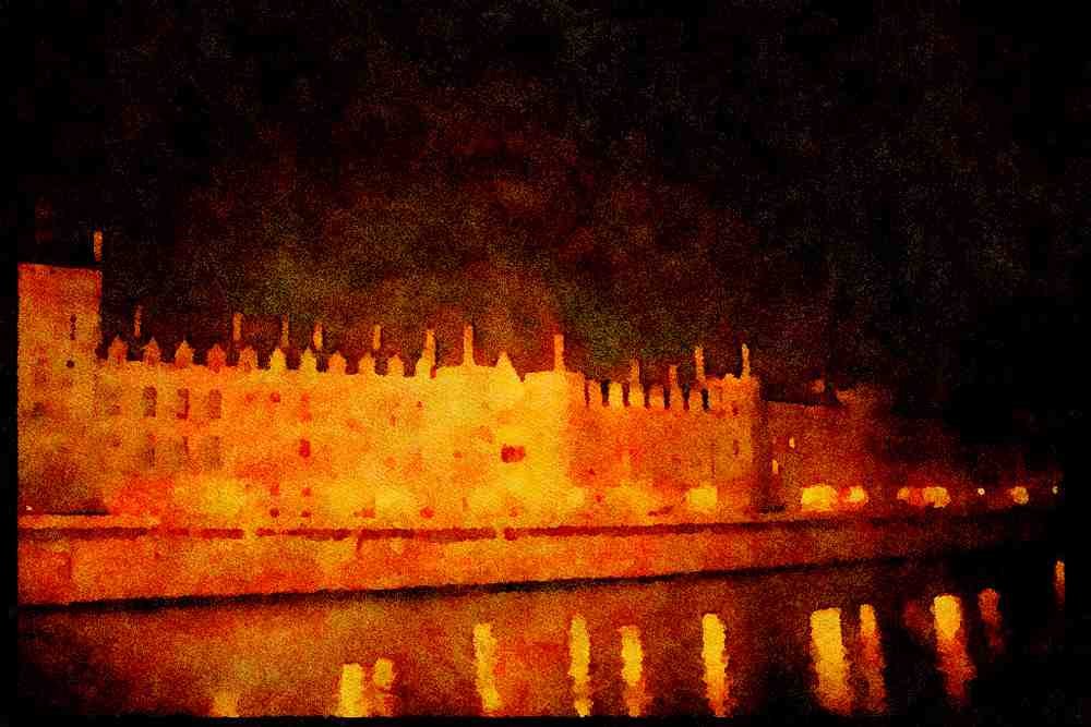 551052 La Conciergerie, Paris, France A4 Limited Edition Watercolour Print