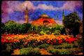 551057 Hagia Sophia Museum, Turkey A4 Limited Edition Watercolour Print