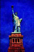 551063 Statue Of Liberty, New York A4 Limited Edition Watercolour Print