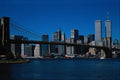 551065 Brooklyn Bridge And Lower Manhattan, New York City A4 Photo Print