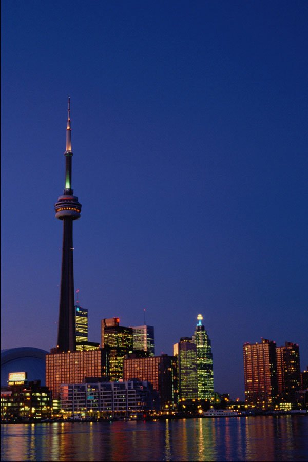 551069 CN Tower And Toronto Skyline, Ontario, Canada A4 Photo Print