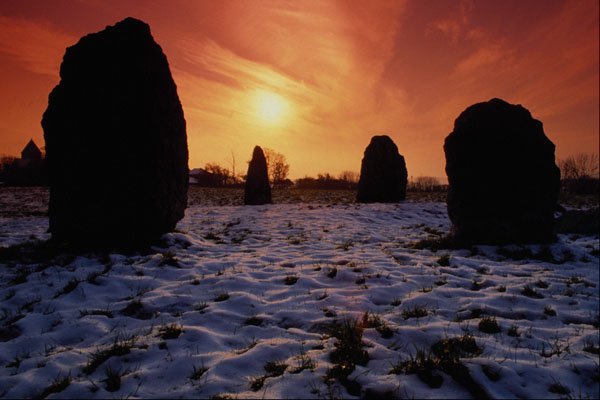 551074 Duloe Stone Circle, Cornwall, England A4 Photo Print
