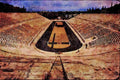 551086 Olympic Stadium, Athens, Greece A4 Limited Edition Watercolour Print