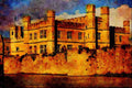 551092 Leeds Castle, England A4 Limited Edition Watercolour Print