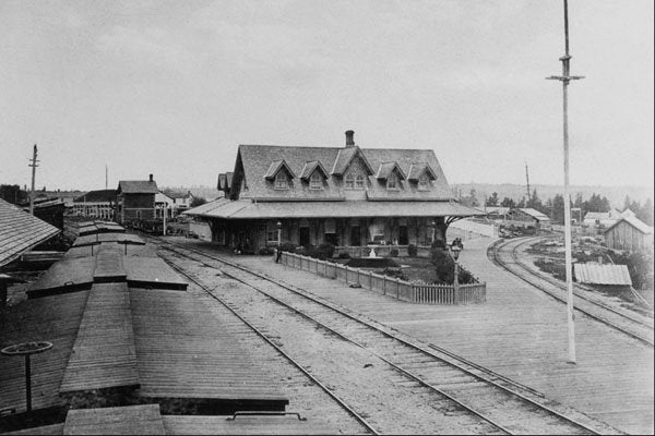 552003 Junction At Allandale, Ont. C.1860 PA138975 A4 Photo Print