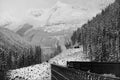 552020 CPR, Loop In Selkirks, B.C. C.1890 PA66577 A4 Photo Print