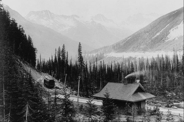 552022 CPR, B.C. C.1885, W. Notman & Son C22331 A4 Photo Print