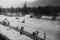 552027 GTP, Yellowhead Pass, B.C. 1914 C57050 A4 Photo Print