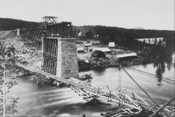 552031 CPR, Lake Superior, Nipigon River, Ont. 1882 1885 C7768 A4 Photo Print