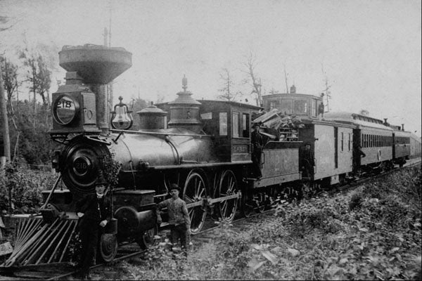 552045 CPR, Algoma Mills, Ont. 1887 PA149067 A4 Photo Print
