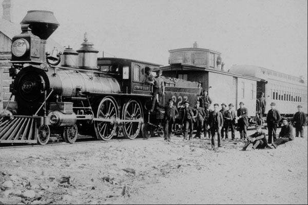 552049 CPR Locomotive C.1890 PA149070 A4 Photo Print