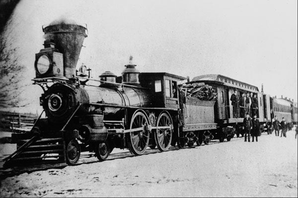 552050 Lucy Dalton, St. Lawrence & Ottawa Railway C.1875 PA141090 A4 Photo Print