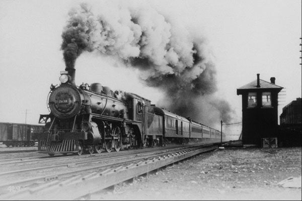 552056 CPR VANCOUVER EXPRESS At Calgary, Alta. C.1925 PA149059 A4 Photo Print