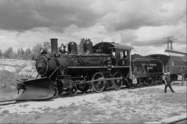 552061 Hydro Locomotive, Point Du Bois, Man. C.1890 PA141062 A4 Photo Print