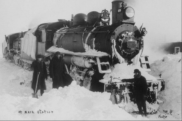 552086 CNR Mair Station, Sask. C.1910, L.B. Foote C34313 A4 Photo Print