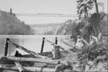 552098 Niagara Suspension Bridge 1859, W. England PA165997 A4 Photo Print