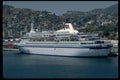 553049 Cruise Ship At Anchor, St. Thomas Island A4 Photo Print
