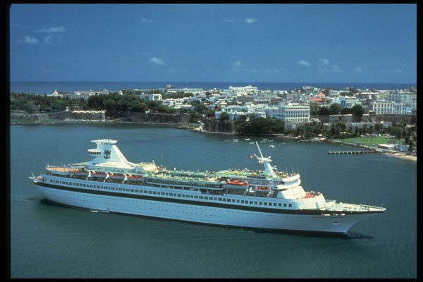 553067 Nordic Prince Enters Puerto Rico Harbor A4 Photo Print