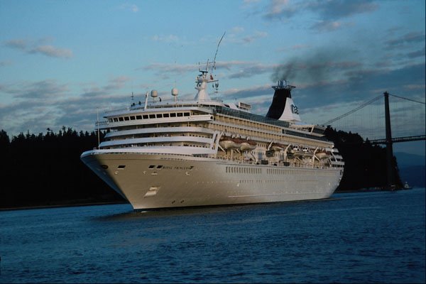 553074 Cruise Ship Royal Princess, Alaskan Cruise A4 Photo Print