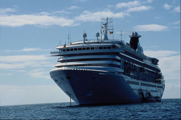 553078 Cruise Ship Royal Princess At Anchor, St. Barts A4 Photo Print