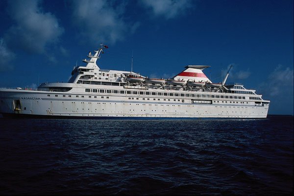553079 Russian Cruise Ship Kazakhstan A4 Photo Print