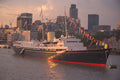 553090 H.M.Y. Britannia, Pool Of London, England A4 Photo Print