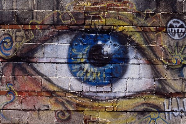 554026 Blue Eye, Ottawa, Canada A4 Photo Print