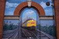 554036 Gladstone Train Panel A4 Photo Print