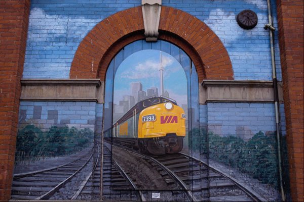 554036 Gladstone Train Panel A4 Photo Print