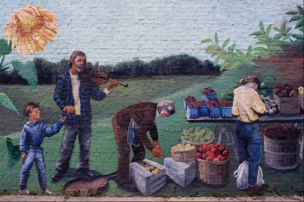 554038 St. Lawrence Mural A4 Photo Print