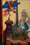 554068 Attending To The Flowers A4 Photo Print
