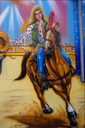 554083 Circus Horse Lady A4 Photo Print