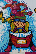 554096 Toboggan Run A4 Photo Print