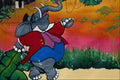 554098 Strolling Elephant A4 Photo Print