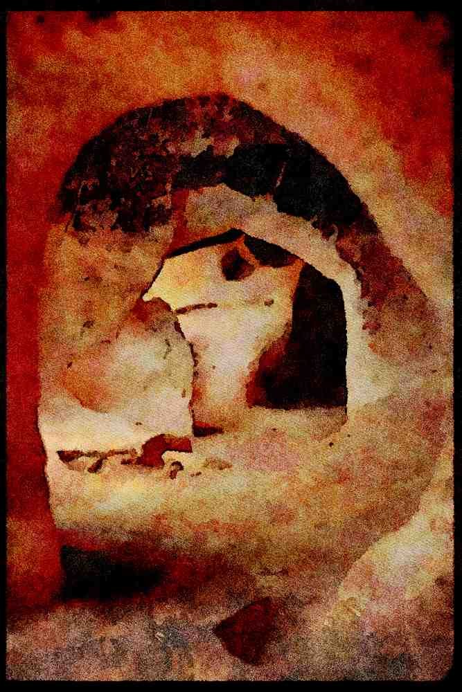555000 Native Ruins, Bandelier State Park, New Mexico A4 Limited Edition Watercolour Print
