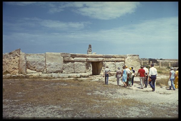 555005 Hagar Quim, Megalith Construction, Malta A4 Photo Print