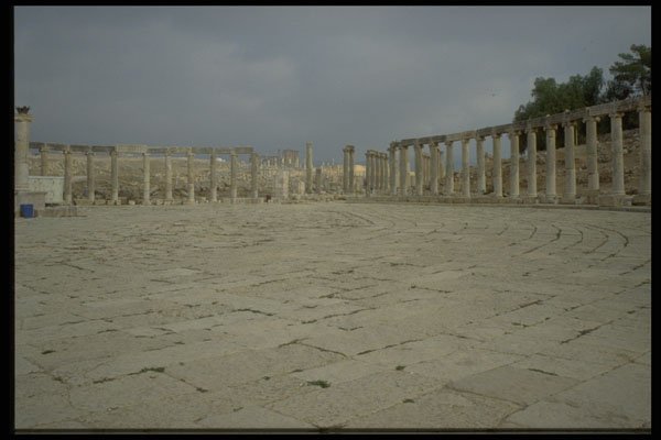 555006 Ruins Of Jerash, Jordan A4 Photo Print