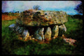 555007 Burial Chamber Near Lligwy A4 Limited Edition Watercolour Print