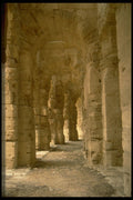 555017 The Peristyle Of Amphitheater, Eljam, Tunisia A4 Photo Print