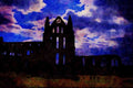 555018 Whitby Abbey, North Yorkshire, England A4 Limited Edition Watercolour Print