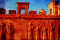 555022 Persopolis, Iran A4 Limited Edition Watercolour Print