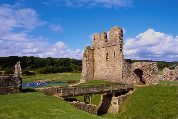 555026 Ogmore Castle, Bridgend, South Wales A4 Photo Print
