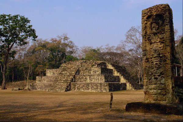 555032 Mayan Ruins, Copan, Honduras A4 Photo Print