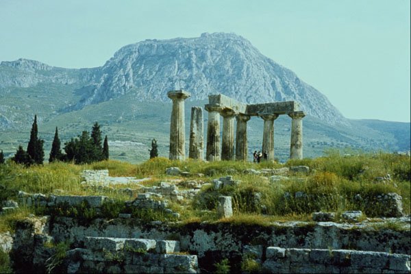 555036 Agora, Corinth, Greece A4 Photo Print