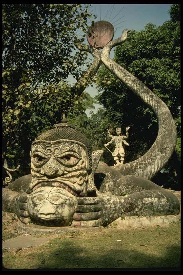 555041 Free form Sculpture, Laos A4 Photo Print