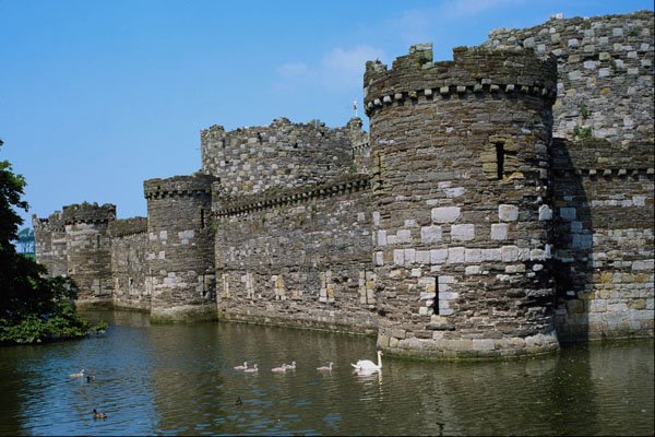 555054 Beaumaris Castle, Anglesey, North Wales A4 Photo Print