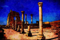 555058 Vollubilis, Morocco A4 Limited Edition Watercolour Print