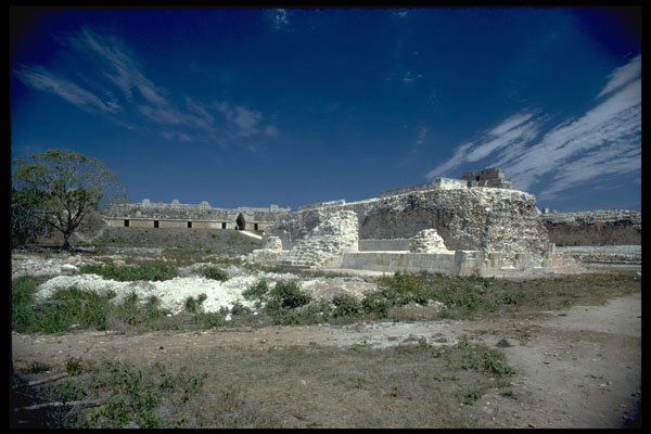 555064 Nunnery And Ball Court, Uxmal A4 Photo Print